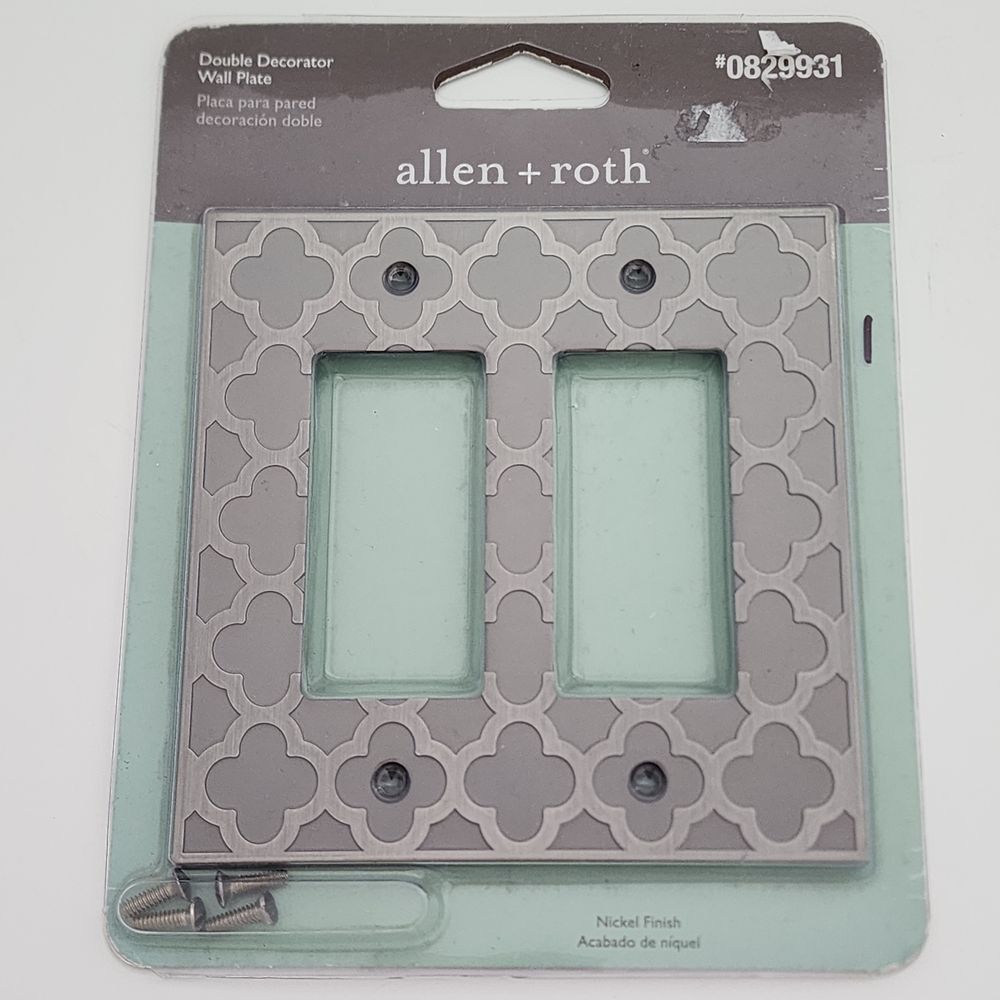 Allen + Roth Double Decorator Wall Plate light‎ #0829931